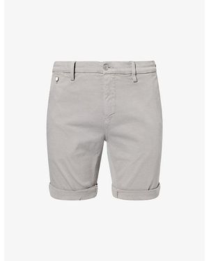 Replay Benni Hyperflex Stretch-Cotton Chino Shorts - Grey