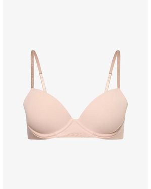Calvin Klein Perfectly Fit Custom Lift Demi Bra - Pink