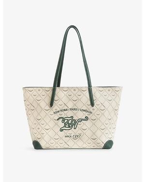 Zadig & Voltaire Z-Shopper Monogram Canvas Tote - Metallic