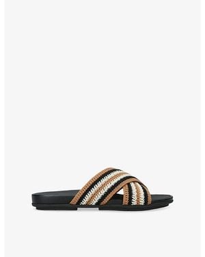 Fitflop Gracie Stripe Woven Slides - Multicolor