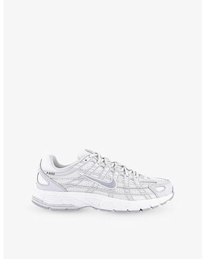 Nike P-6000 Woven Low-Top Trainers - White