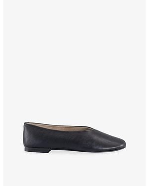 Tony Bianco Cuba Leather Ballet Flats - Blue