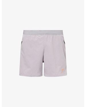 GYMSHARK Sport Hybrid Logo-Print Woven Shorts - Purple