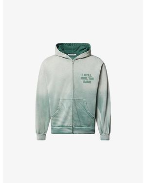 ANTI SOCIAL SOCIAL CLUB Missing Printed Cotton-Jersey Hoodie - Green
