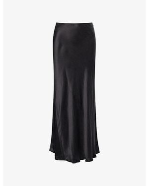 Dissh Colette Silk Midi Skirt - Black