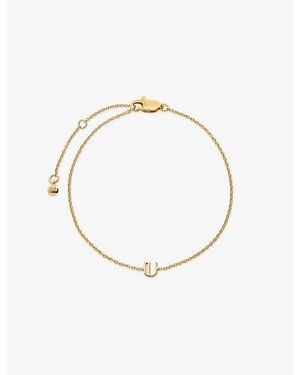 Monica Vinader Initial U 18Ct Vermeil Bracelet - Metallic