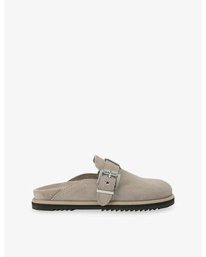 KG by Kurt Geiger Nightly Backless Suede Loafers - Grey