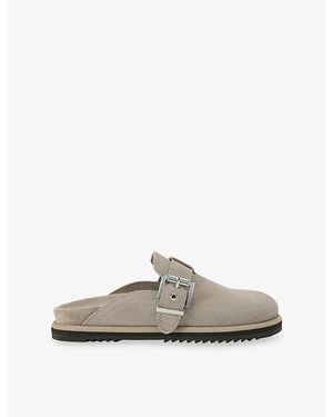 KG by Kurt Geiger Nightly Backless Suede Loafers - Grey