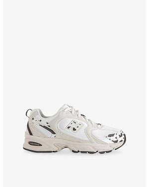 New Balance Mr530 Leather And Mesh Sneakers - White