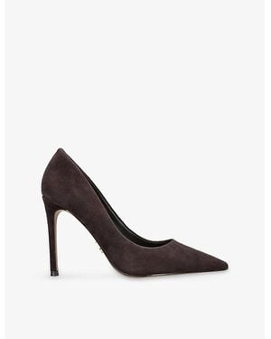 Steve Madden Thrive Heeled Suede Courts - Brown