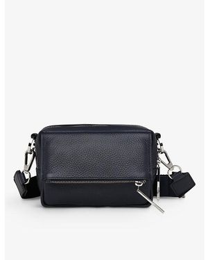 Whistles Bibi Leather Cross-Body Bag - Black