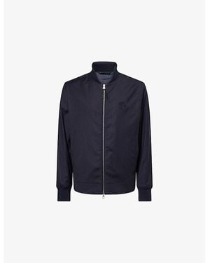 dunhill Athluxury Packable Wool Bomber Jacket - Blue