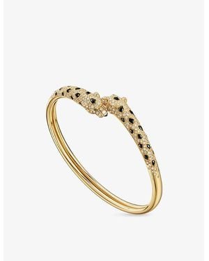 Cartier Panthère De 18Ct- 1.65Ct Onyx, Emerald And 1.65Ct Brilliant-Cut Diamond Bracelet - Metallic