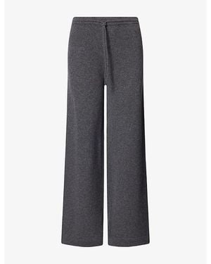 Theory The Track Brushed Cashmere Trousers - Grey