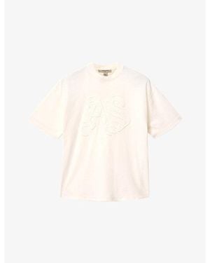 AllSaints Snarl Etta Logo-Embroidered Cotton T-Shirt - White