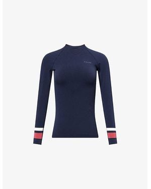 FALKE Maximum Warm Long-Sleeve Jersey Top - Blue