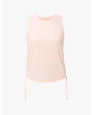 Sweaty Betty Soft Flow Studio Ruched Vest - Pink