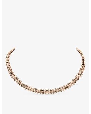 Cartier Clash De Supple Medium 18Ct Rose- Necklace - Natural