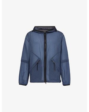 Moncler Sidus Hooded Woven Jacket - Blue