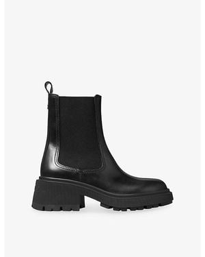Jimmy Choo Tamia Chelsea Leather Boots - Black