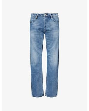 Neuw Lou Nowhere Straight-Leg Stretch-Denim Blend Jeans - Blue