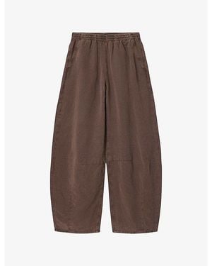 AllSaints Jett Wide-Leg Lyocell-Blend Pants - Brown
