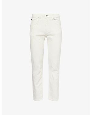 Vingt Quatre Hardy Straight-Fit Denim Jeans - White