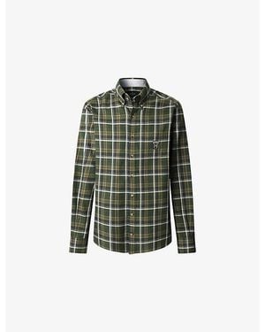 Hackett Heritage-Plaid Classic-Fit Cotton Shirt - Green