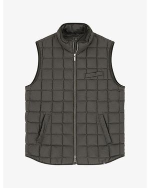 BOGGI Quilted Goose-Down Gilet - Grey