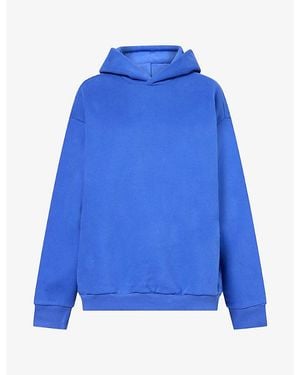 Vuori Restore Oversized Cotton-Jersey Hoody - Blue