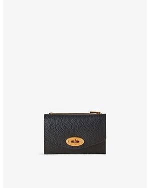 Mulberry Darley Folded Leather Wallet - Black