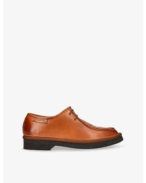 Grenson Hubert Leather Derby Shoes - Brown