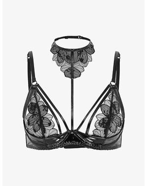 Agent Provocateur Litzia Underwired Lace Bra - Black