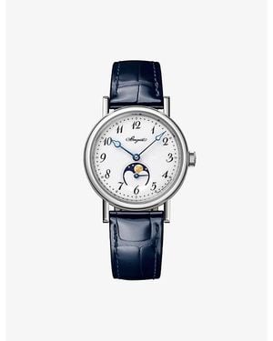 Breguet Classique Phase De Lune 9087 18Ct- Automatic Watch 30Mm - Blue