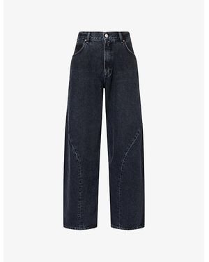 Agolde Twist Relaxed-Fit Denim Jeans - Blue