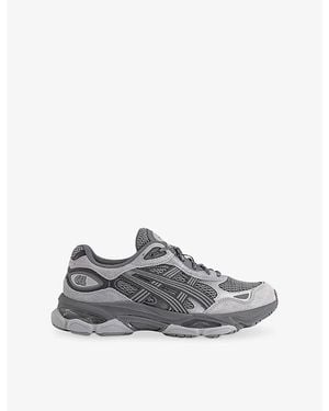 Asics Gel-Nyc 2.0 Suede And Mesh Sneakers - Gray