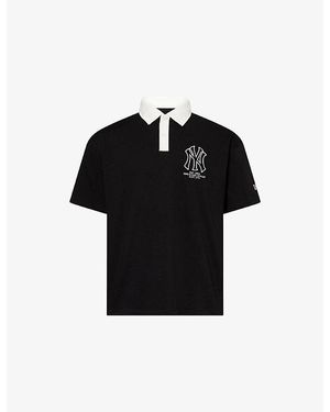KTZ New York Yankees Mlb Cotton Polo Top - Black