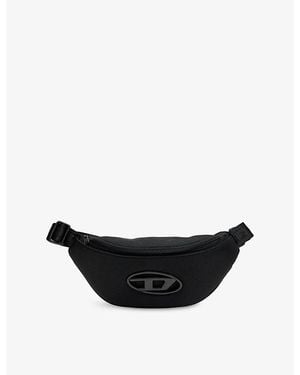 DIESEL Holi-D Faux-Leather And Neoprene Belt Bag - Black