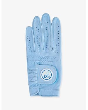 G/FORE Left Signature Leather Golf Glove - Blue