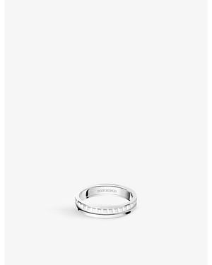 Boucheron Quatre Double Edition 18Ct- And Hyceram Wedding Band - White
