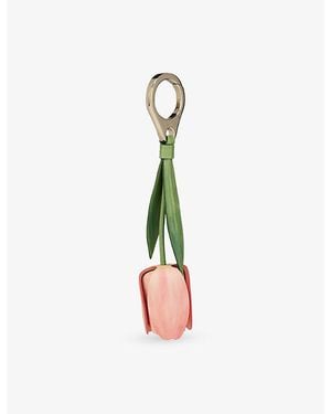 Christian Louboutin Tulip Leather Bag Charm - Green