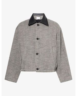 Studio Nicholson Chore Welt-Pocket Wool-Blend Jacket - Gray