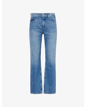 PAIGE Doheny Relaxed Straight Denim Jeans - Blue