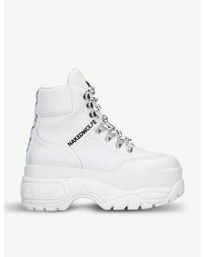 Naked Wolfe Wicked Trainers - White