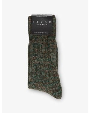 FALKE Brooklyn Cotton Boot Socks - Green