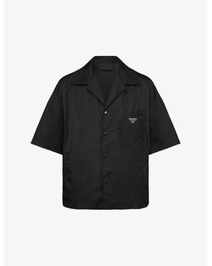 Prada `re-nylon` Short-sleeved Shirt - Black
