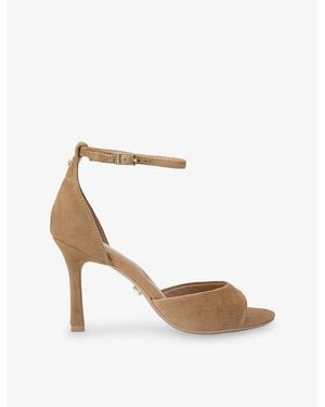 Carvela Kurt Geiger Corletta Wide-Fit Heeled Suede Sandals - White