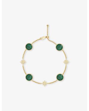 Apm Monaco Malachite Météorites 18Ct-Plated Bracelet - Metallic