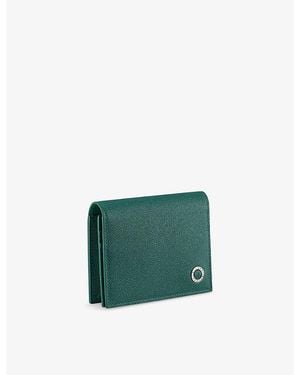 BVLGARI Leather Card Holder - Green
