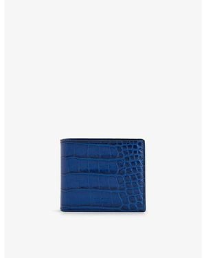 Tom Ford Classic Leather Card Holder - Blue